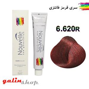 رنگ مو نوول Nouvelle سری قرمز فانتزی شماره 6.620R 