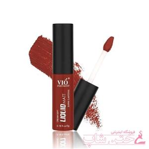 رژلب مایع مخملی ویو شماره 12 vio liquid matt lipstick number12