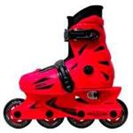 کفش اسکیت رویه محکم قرمز سایز متحرک بدون لوازمRoces red Junior hard skate