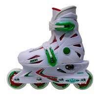 کفش اسکیت رویه محکم سفید سایز متحرک همراه با لوازمRoces White Junior hard skate