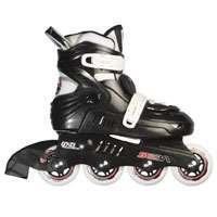 کفش اسکیت مبتدی سبا کوچک پا رویه محکم مشکی سایز متحرک Seba Junior  hard skate White