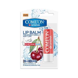 بالم لب آلبالو کامان مدل SOUR CHERRY SHINE Comeon Sour Cherry Lip Balm