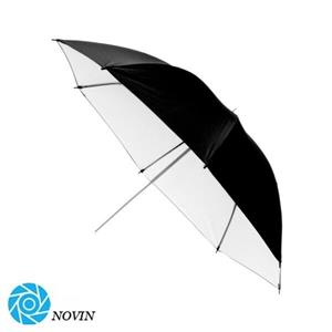 چتر سفید مشکی 100 سانتی متری