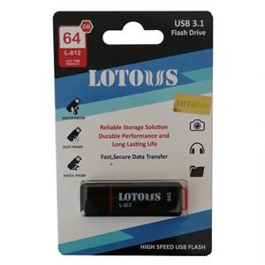فلش مموری لوتوس مدل L812 ظرفیت 64 گیگابایت Lotous L812 Flash Memory USB 3.0 64GB