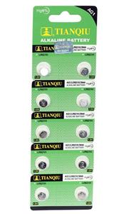 باتری ساعتی تیانکیو مدل AG1 LR 621 364 بسته 10 عددی