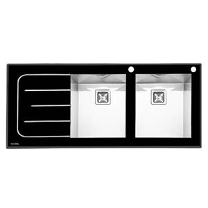 سینک شیشه ای ایلیا استیل مدل 8022