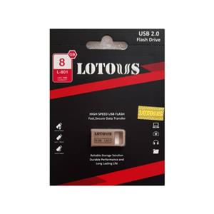 فلش مموری لوتوس مدل L-801 ظرفیت 8 گیگابایت Lotous L801 Flash Memory USB 2.0 8GB