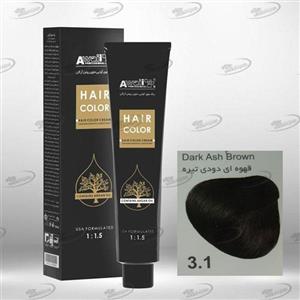 رنگ مو آوایی قهوه ای دودی تیره شماره 3٫1