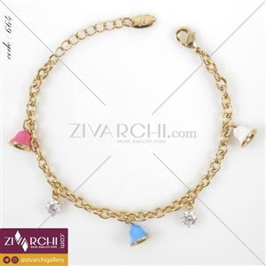 دستبند زنجیری ژوپینگ (طرح زنگوله) 664