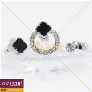 گوشواره میخی 3 تایی (طرح ون کلیف) 589