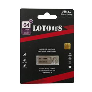 فلش مموری لوتوس مدل L803 ظرفیت 64 گیگابایت Lotous L803 Flash Memory USB 2.0 64GB