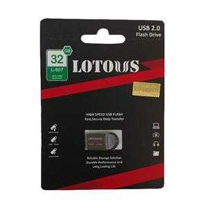 فلش مموری لوتوس مدل L-807 ظرفیت ۳۲ گیگابایت Lotous L807 Flash Memory USB 2.0 32GB
