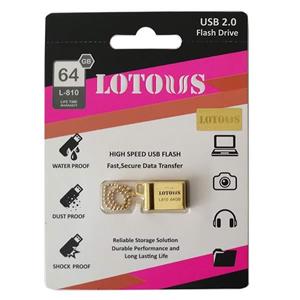 فلش مموری 64G لوتوس مدل L810 Gold Lotous L810 Flash Memory USB 2.0 64GB