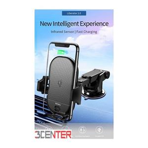 هولدر و شارژر وایرلس هوشمند ویوو WIWU CH302 Induction Wireless Charge Car Mount