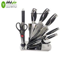 سرویس چاقو آشپزخانه ۹ پارچه مکسی مدل KS044