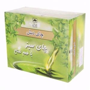 چای سبز کیسه ای با طعم نعناع دبش(بسته ۵۰ عددی)