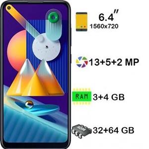 گوشی سامسونگ 11 ظرفیت 3 32 گیگابایت Samsung Galaxy M11 32GB Mobile Phone 