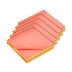 کاغذ یادداشت چسب دار سان رایز کد STN-075-MC-100 بسته 5 عددی Sunrise Sticky Notes Pack of 