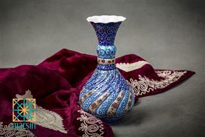 گلدان میناکاری کد 20 -