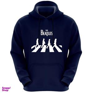 هودی مردانه طرح beatles کد F565 رنگ سرمه ای