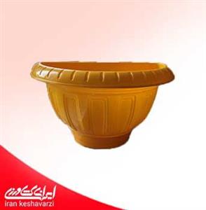 گلدان پلاستیکی دیواری (نیم گرد) کلاسیک مدل 755