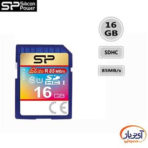 کارت  حافظه SDHC ظرفیت 16 گیگابایت سیلیکون پاور سرعت 85MB/s