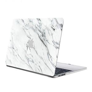 برچسب تزئینی ونسونی مدل White Marble مناسب برای مک بوک پرو 15 اینچی Wensoni White Marble Sticker For 15 Inch MacBook Pro
