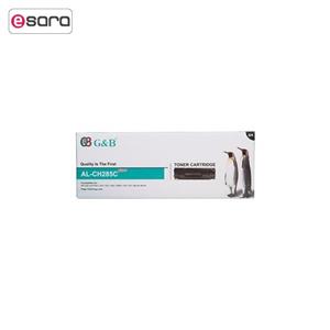 تونر مشکی جی اند بی مدل AL-CH285C plus G and B AL-CH285C plus Black Toner