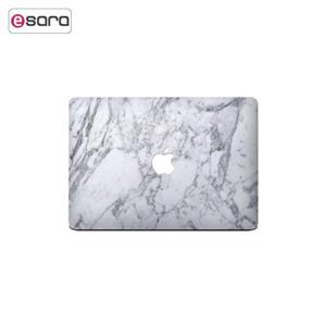 برچسب تزئینی ونسونی مدل White Marble مناسب برای مک بوک ایر 13 اینچی Wensoni White Marble Sticker For 13 Inch MacBook Air