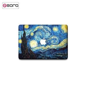 برچسب تزئینی ونسونی مدل Starry Nihght مناسب برای مک بوک پرو 13 اینچی Wensoni Starry Night Sticker For 13 Inch MacBook Pro