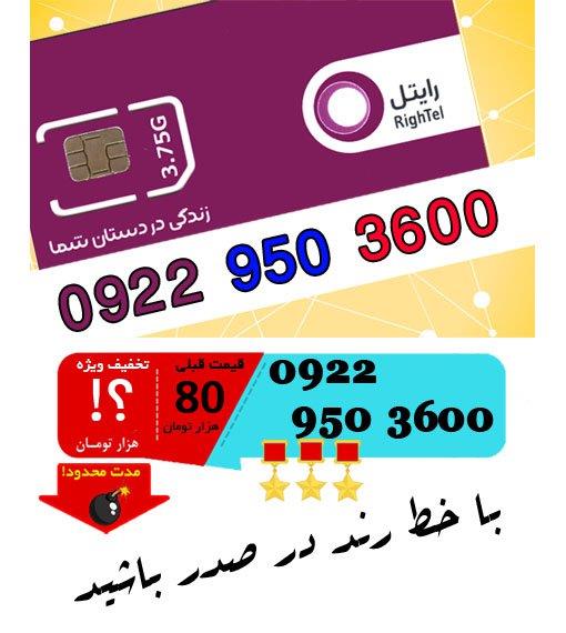  سیم کارت اعتباری رایتل