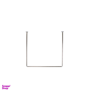 میله پرده حمام پیسو مدل U سایز 90x90 سانتی متر