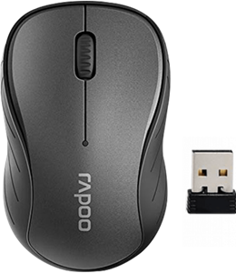 موس بی سیم رپو مدل M260 با قابلیت اتصال از طریق وایرلس و بلوتوث Rapoo M260 Wireless Mouse