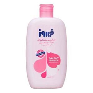 شامپو بدن صورتی بچه فیروز حاوی گوار و گلیسیرین حجم 300 میلی لیتر Firooz Guar Baby Body Shampoo 300ml