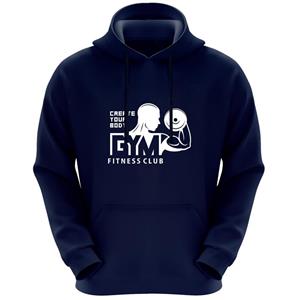 هودی مردانه طرح GYM کد F443 