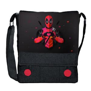 کیف دوشی دخترانه چی چاپ طرح deadpool کد 65646 