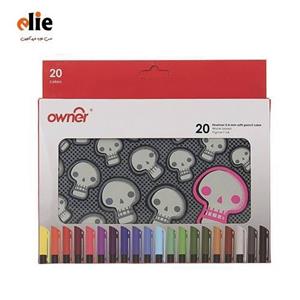 روان نویس 20 رنگ اونر طرح جمجمه Owner Skull Design 20 Color Rollerball Pen