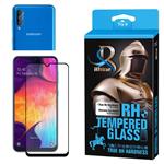 محافظ صفحه نمایش 9D راین مدل R_9L مناسب برای گوشی موبایل سامسونگ Galaxy A50s به همراه محافظ لنز دوربین