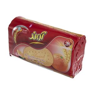 بیسکویت آوند با طعم پرتقال و تزیین شکر مقدار 360 گرم Avand Biscuit with Orange Taste 380 gr