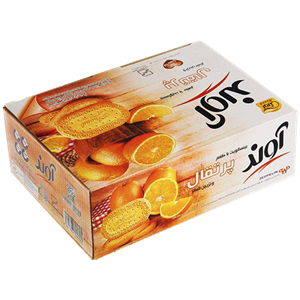 بیسکویت آوند با طعم پرتقال و تزئین شکر مقدار 630 گرم