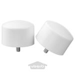 IKEA RAFFIG end of curtain rod screw box of 2 pcs