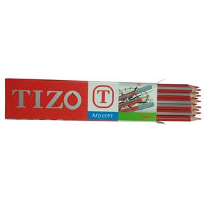 مداد قرمز تیزو مدل MD02  بسته 12 عددی