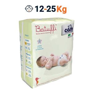 پوشک کم مدل Pannolinobatuffi V431 سایز 5 بسته 16 عددی Cam Pannolinobatuffi V431 Size 5 Diaper Pack Of 16