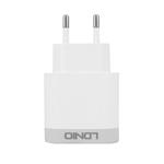 شارژر دیواری اورجینال الدینیو مدل LDNIO A303Q به همراه کابل Micro USB