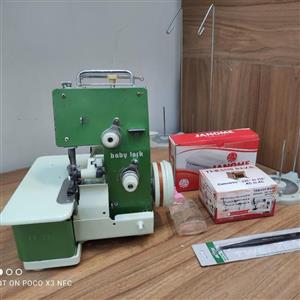 چرخ خیاطی سردوز دو نخ بابی لوک سبز در حد نو ژاپن