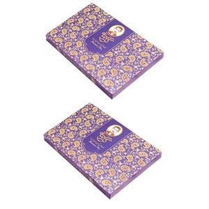 گز لقمه 28 درصد مخلوط پسته و بادام گز کرمانی مجموعه 2 عددی