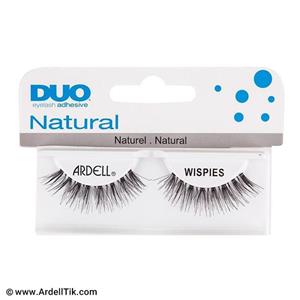 مژه جفتی Dou مو طبیعی نخ نامرئی - Wispies
