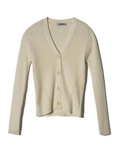 ‌سرژه بلوز زنانه بافت یقه هفت سفید