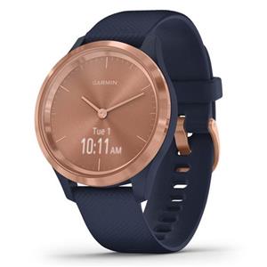 ساعت ورزشی گارمین مدل vívomove 3S Rose Gold Stainless Steel Bezel Garmin 010-02238-02 vívomove 3S Rose Gold Stainless Steel Bezel Sport Watch