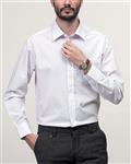 زاگرس پوش پیراهن مردانه نخی کلاسیک سفید
